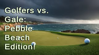 Chaos on the Course Pebble Beach ProAms Wild Weather Woes [upl. by Attevaj334]