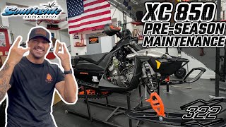 POLARIS XC 850 PRE SEASON INSPECTION DON’T GET STRANDED THIS WINTER BEGINNER MECHANIC [upl. by Neeloc391]