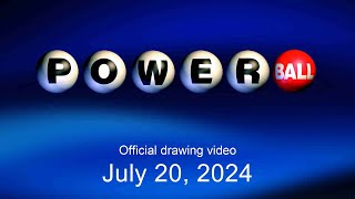 Powerball drawing for July 20 2024 [upl. by Aleuname]