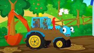 Kinderlieder  Der Traktor fährt übers Feld  Kinderlieder deutsch  KOTE TV [upl. by Ferrick]