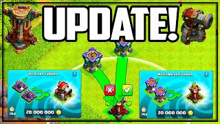 Clash of Clans Update  MERGE Defenses Sneak Peek 2 [upl. by Jasen]