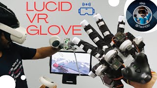 Making DIY VR Haptic Glove  Lucas VR Tech LucidVR [upl. by Ynnod]