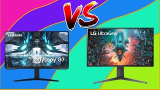 LG Ultragear GQ950B vs Samsung Odyssey G70A 2022 vs 2023 [upl. by Ynnhoj879]