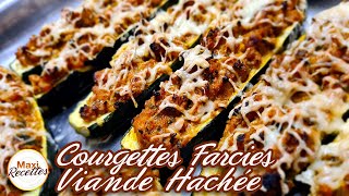 Courgettes Farcies à la Viande Hachée Recette Facile [upl. by Drol]