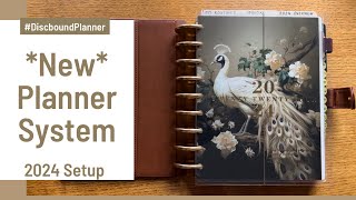 New Planner System  How Im organizing my planner for 2024  Functional Tabs Discbound Classic [upl. by Button801]