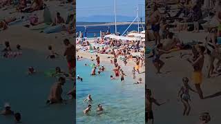 Crikvenica Beach Croatia 4k kroatien kvarner bucht [upl. by Hamann792]