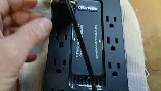 Cyberpower UPS 450 VA External Battery BackUPS System [upl. by Panthea]