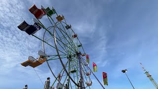 Eagle Ferris Wheel Off Ride POV at the 2024 Fort Steuben Mall Carnival [upl. by Dorie926]