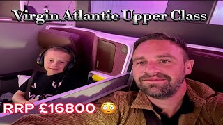 VIRGIN ATLANTIC UPPER CLASS A330900 NEO RRP £16800 TRIP REPORT [upl. by Eskil]