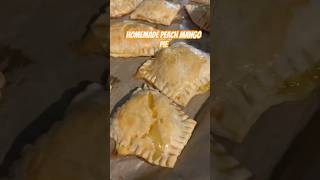 Home made peach mango pie [upl. by Etnomal]