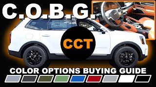 2023 Kia Telluride facelift  Color Options Buying Guide [upl. by Garda]