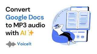 Convert Google Docs to MP3  Create Audiobooks from Documents [upl. by Nelaf]