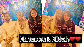 Hazeera k Nikkah 😍 ♥️  Amna Nasir Vlog [upl. by Nemracledairam]