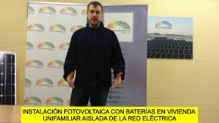 Fotovoltaica Aislada para Vivienda de Consumo Alto [upl. by Einahets]