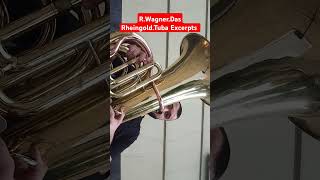 RWagnerDas Rheingold Tuba excerpts tuba wagner dasrheingold tubaexcerpts [upl. by Gilson77]