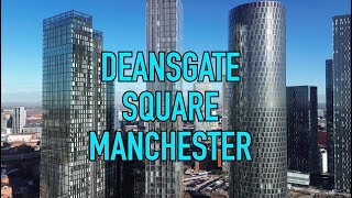 DEANSGATE SQUARE APARTMENTS MANCHESTER DRONE VIDEO [upl. by Valeria]