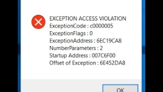 Bernina Embroidery Software Fatal Error Exception Access Violation [upl. by Vlada]