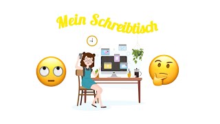 Mein SCHREIBTISCH 🤔 [upl. by Irab]