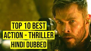 Top 10 Best Action Thriller Hollywood Movies In Hindi Dubbed [upl. by Aydidey]