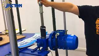 Vietnam client electric linear screw jack actuator 25 ton capacity with stroke limit switches [upl. by Reviere]