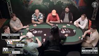 International Poker Open Day 1B Live Stream [upl. by Gilda444]