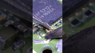 The capacitor in the signal section is often affected by short circuits🤔 waterdamage shorts [upl. by Niletac]