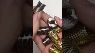 302 Type high Strength Material Slotted Self Tapping Screw Thread Inserts [upl. by Heffron]