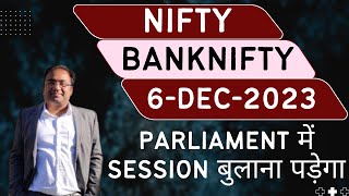 Nifty Prediction and Bank Nifty Analysis for Wednesday  6 December 2023  Bank NIFTY Tomorrow [upl. by Luise]