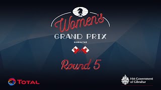 Womens GP Gibraltar  Round 5  with Nigel Short and Fiona SteilAntoni [upl. by Wilscam]