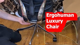 Most Expensive Ergohuman Luxury Chair FULL UNBOXING [upl. by Oremoh561]