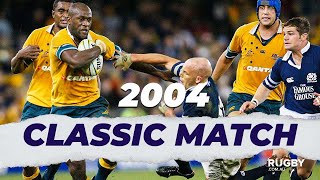 FULL REPLAY  2004 Wallabies vs Scotland [upl. by Yonah]