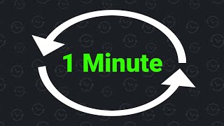 1 Minute Interval Timer [upl. by Nesyrb617]