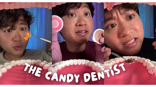 ASMR  Top 4 Dentist Eats Candy from your Teeth Compilation 🦷 [upl. by Rider952]