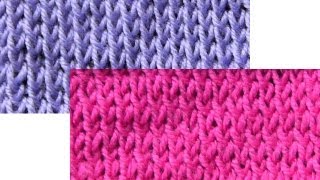 Twisted Stockinette Stitch [upl. by Ariek763]