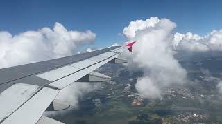 Approach and Landing at Congonhas Airport Brazil CGH [upl. by Kramal]