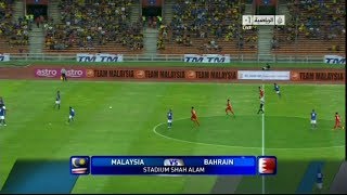 Malaysia vs Bahrain  AFC Asian Cup 2015 qualification [upl. by Annaerda]