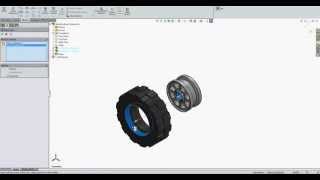 SolidWorks Assembly Explode Wheel [upl. by Ecyar]