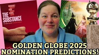 GOLDEN GLOBE NOMINATION PREDICTIONS 2025 [upl. by Rayham]