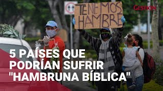 COVID19 Los 5 PAÍSES que corren más riesgo de sufrir una quotHAMBRUNA BÍBLICAquot según la ONU [upl. by Maye572]