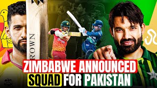 Zimbabwe Announced their Squad for Pakistan Series  Pakistan vs Zimbabwe 2024  Cricket News [upl. by Bodrogi]