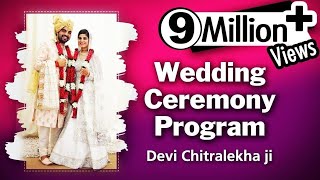 Devi Chitralekhaji  Wedding Ceremony Program  23 May 2017  Promise On Her Marriage [upl. by Berlauda]