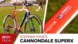 Stephen Hydes Cannondale SuperX Cyclocross Pro Bike [upl. by Pippo562]