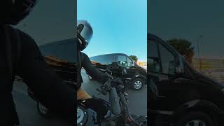 Van Swerves Without Warning and Cuts Me Off dangerous motorcycle yamaha [upl. by Euqilegna265]