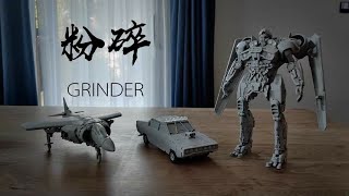 【Toyworld】TWF04 GrinderBurst Definitely not Shatter The alt mode is a bit [upl. by Barbra]