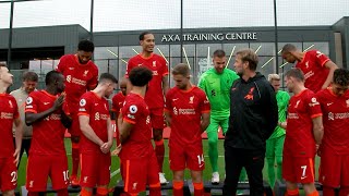 Why am I always on the front  Inside Liverpools 202122 team photo [upl. by Poirer26]