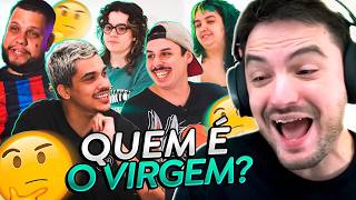 QUEM É O VIRGEM React Aqueles Caras [upl. by Lamrouex]