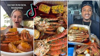 Seafood Boil Mukbang  Tik Tok Compilation [upl. by Senecal]