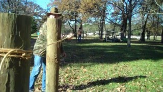 How to Build High Tensile Electric Fence 101 Part OneThe Allen Brothers [upl. by Kepner]