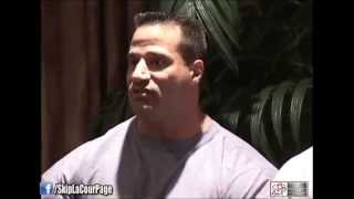 Bodybuilder Mike Matarazzo talks about his fear days bevor the competition [upl. by Fagen]