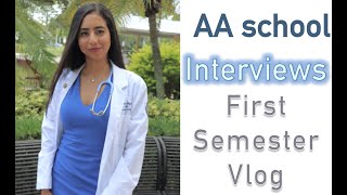 Anesthesiologist Assistant Interviews and schooling Vlog [upl. by Cherilynn]